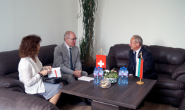 Кметът на Търговище проведе среща с посланика на Швейцария в България