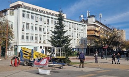 Коледната елха в Търговище грейва на Никулден