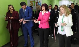 Откриха надграденият STEM център в Професионалната гимназия по земеделие в Търговище